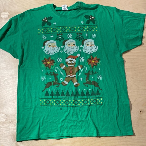 Dec. 25th Green Christmas Graphic T-Shirt 2XL (NH) - Picture 4 of 7